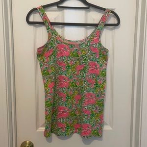 Lilly Pulitzer Flamingo tank top